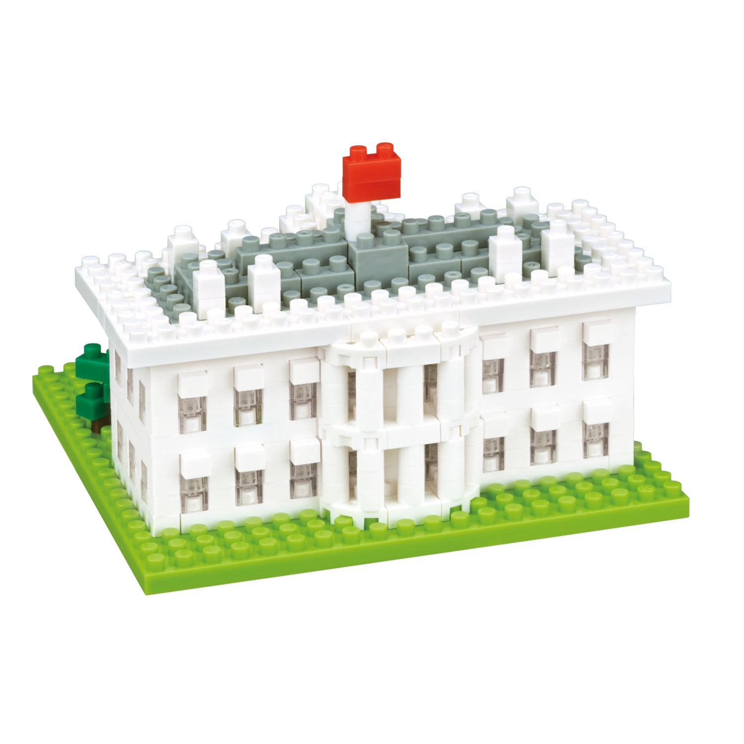 Amazon.co.jp: nanoblock ナノブロック ホワイトハウス NBH_144 : おもちゃ